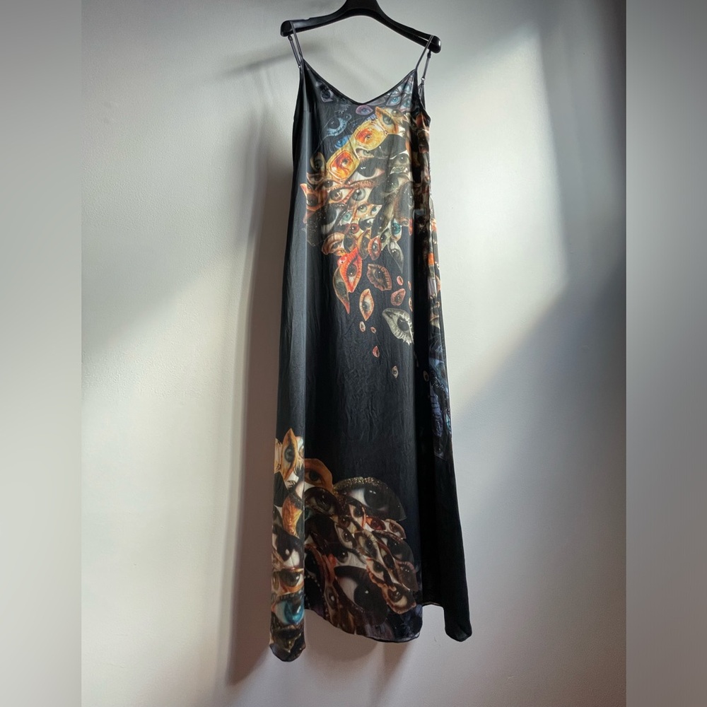 Silk Designer Slip Dress Size Small / Medium